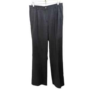 Garfield & Marks Gray Pinstriped Wool blend Trouser Pants Size 8 USA